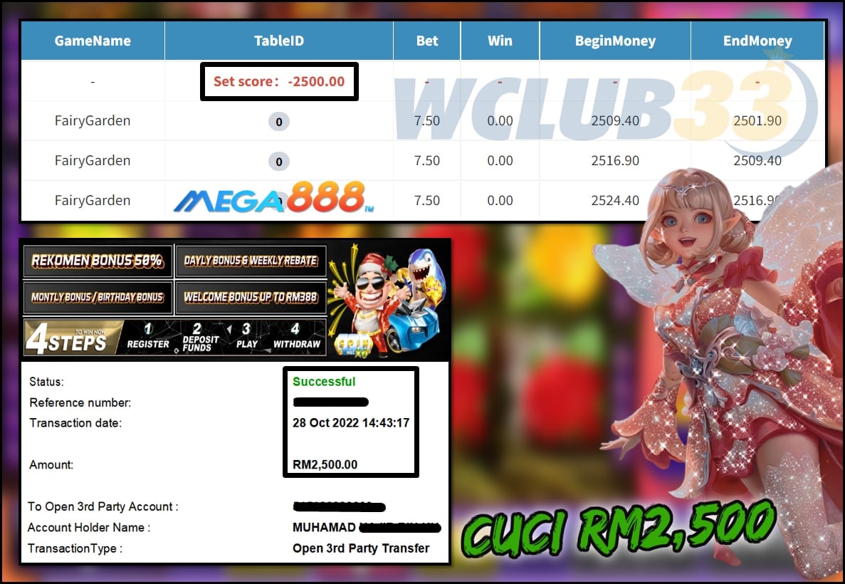 MEGA888 » CUCI RM2,500