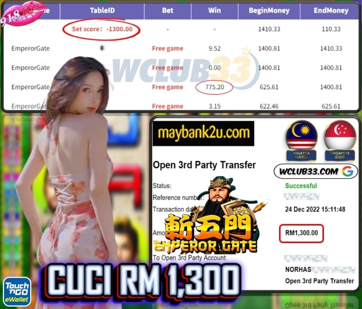 918KISS » CUCI RM 1,300