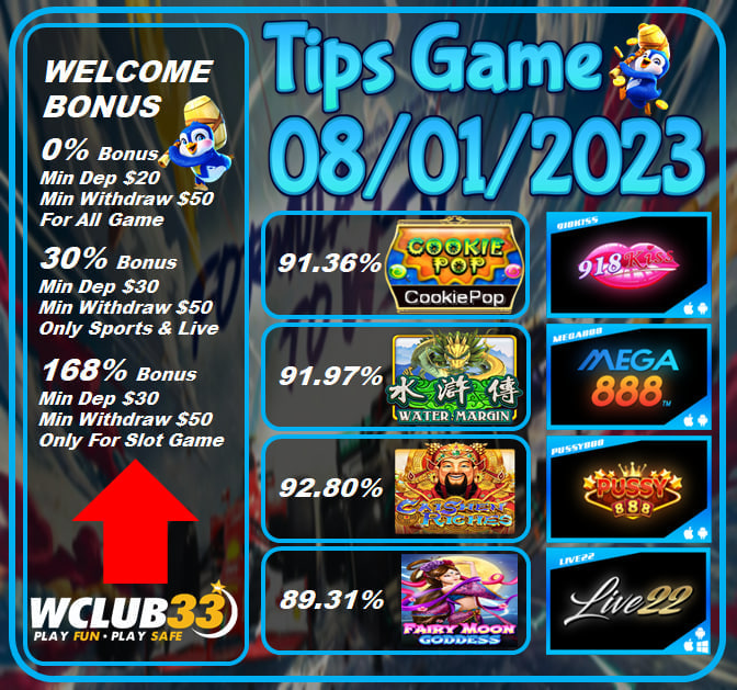 UPDATE TIPS GAME 08/01