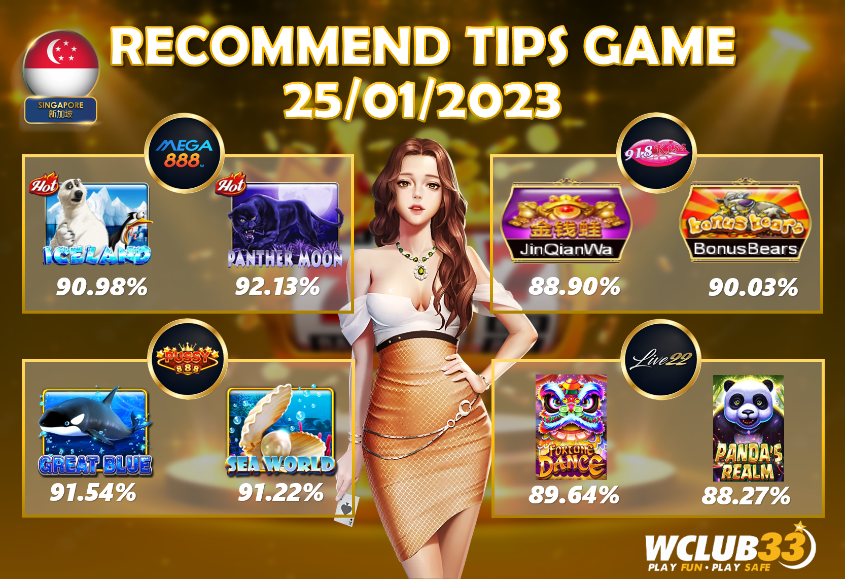 UPDATE TIPS GAME 25/01