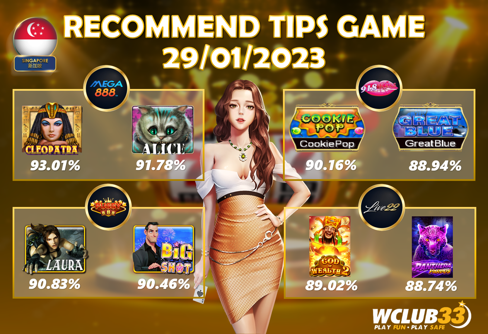 UPDATE TIPS GAME 29/01