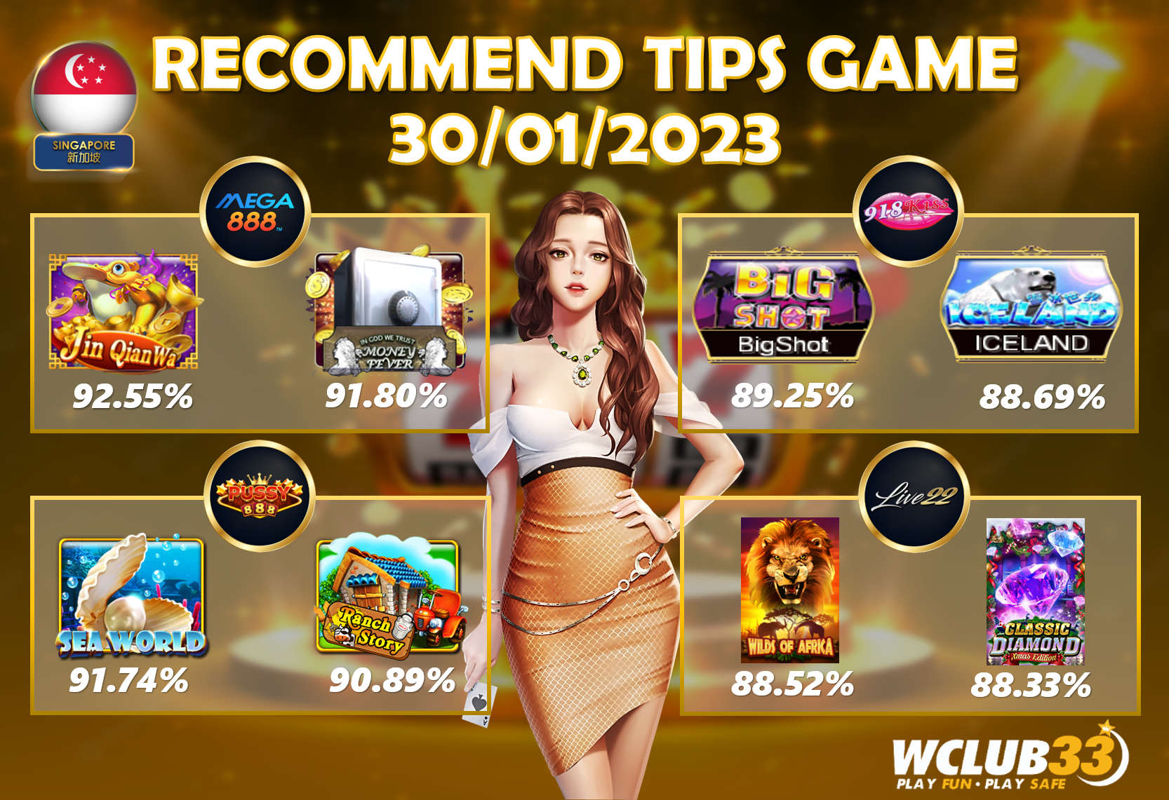 UPDATE TIPS GAME 30/01