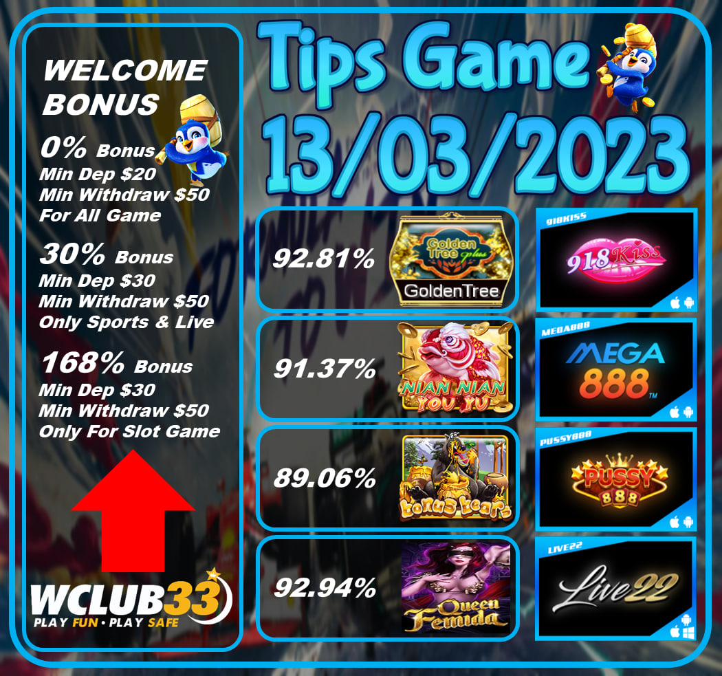 UPDATE TIPS GAME 13/03