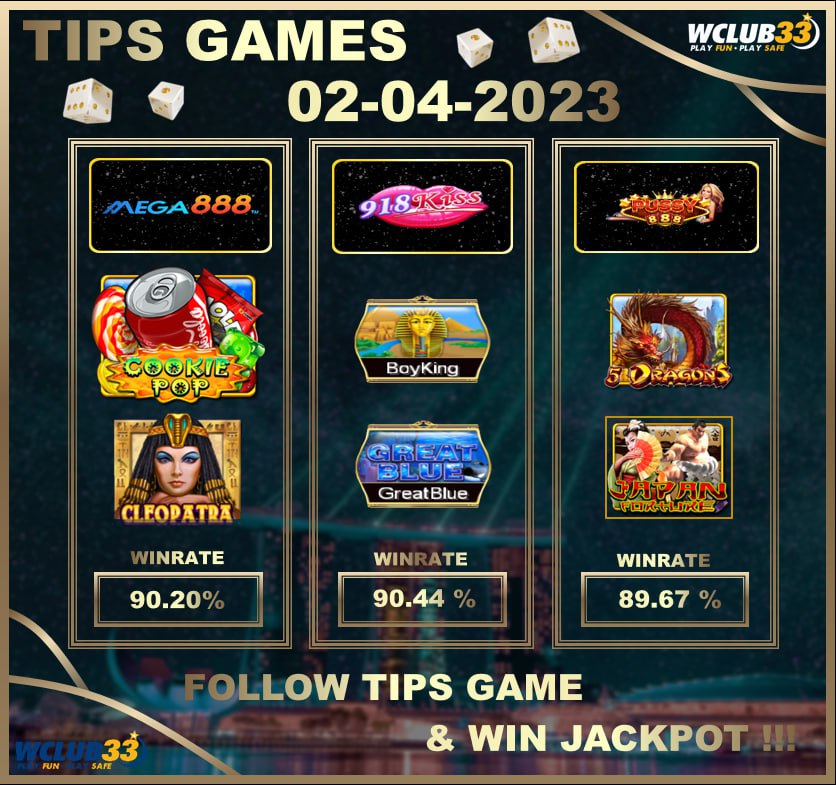 UPDATE TIPS GAME 02/04