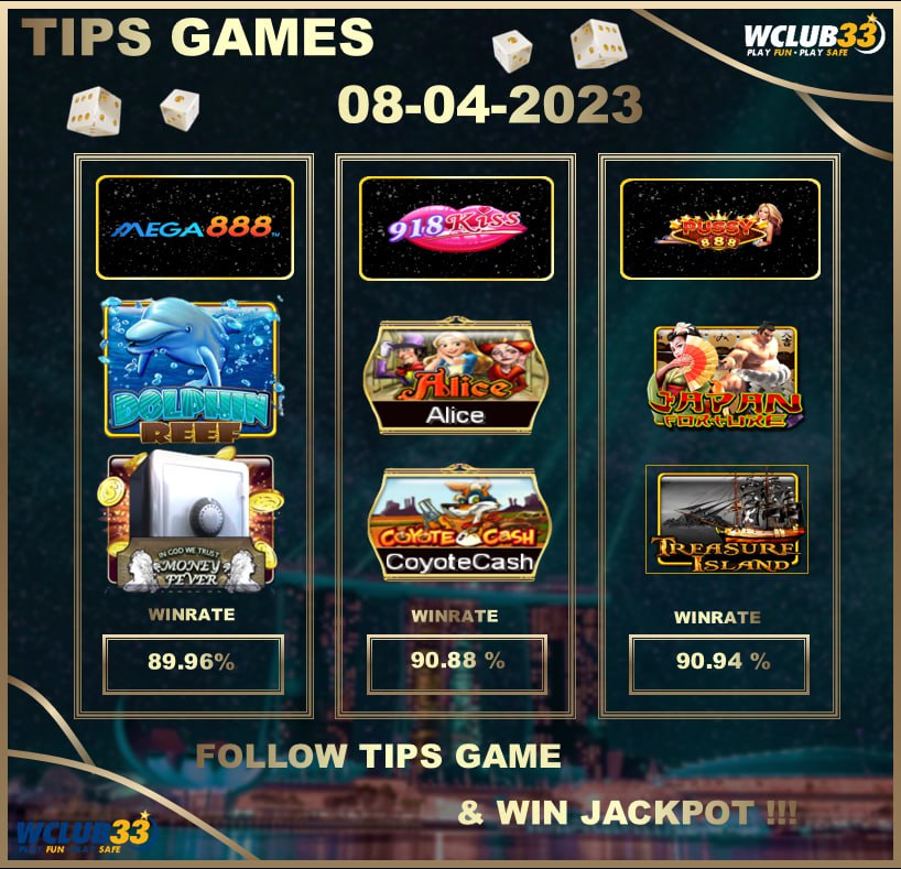 UPDATE TIPS GAME 08/04