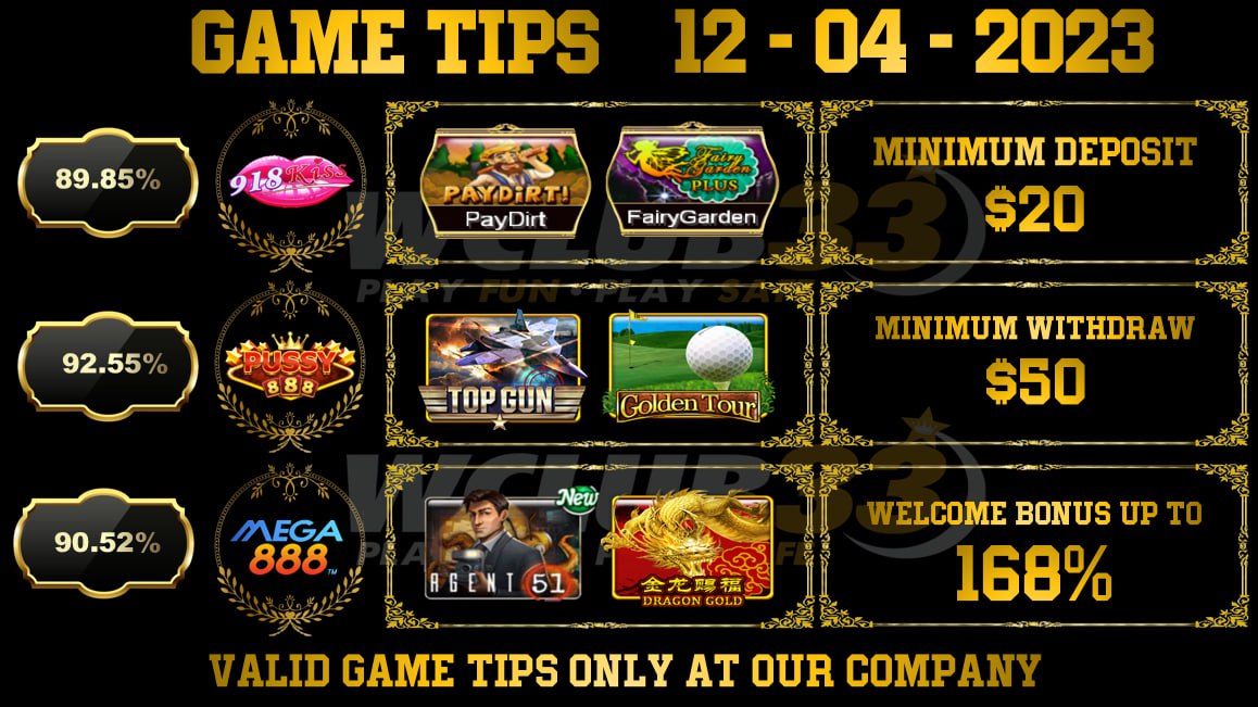 UPDATE TIPS GAME 12/04