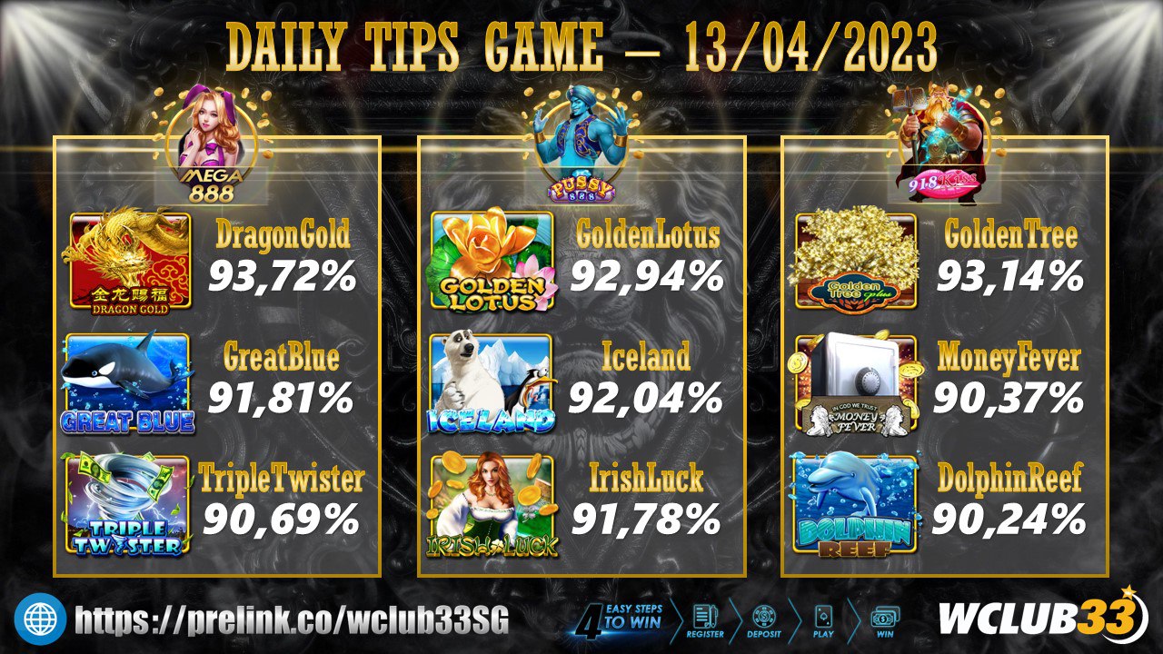 UPDATE TIPS GAME 13/04