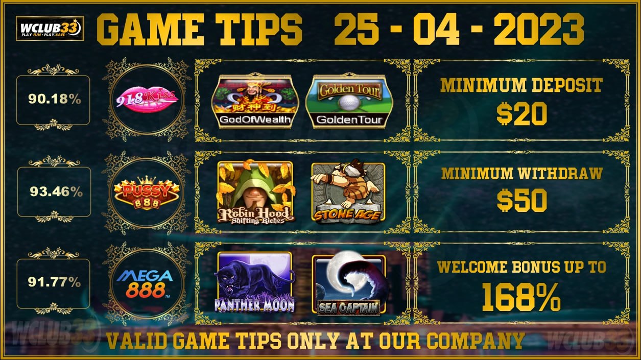UPDATE TIPS GAME 25/04