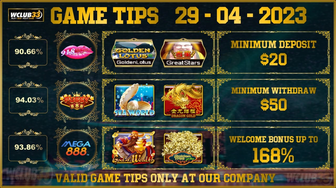 UPDATE TIPS GAME 29/04