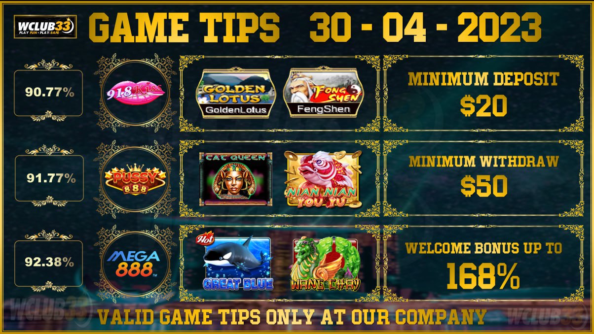 UPDATE TIPS GAME 30/04