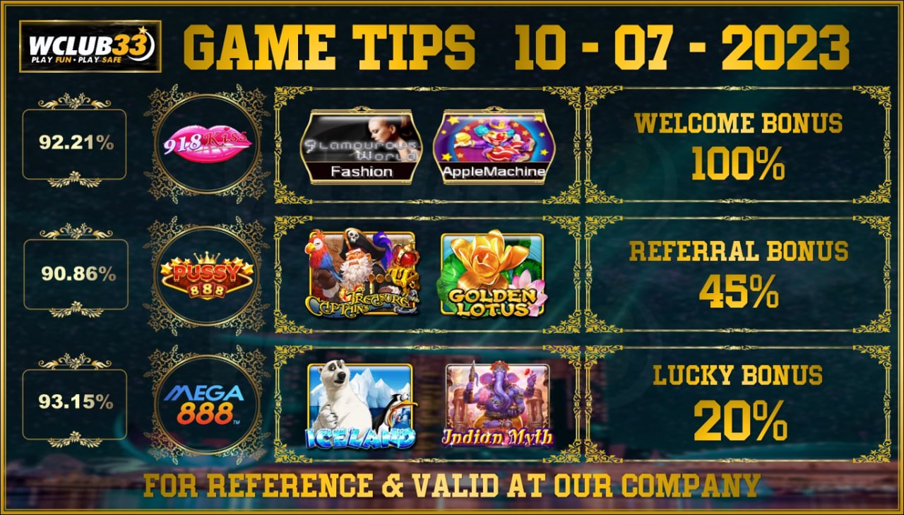 HOT GAME TIPS 10/07 